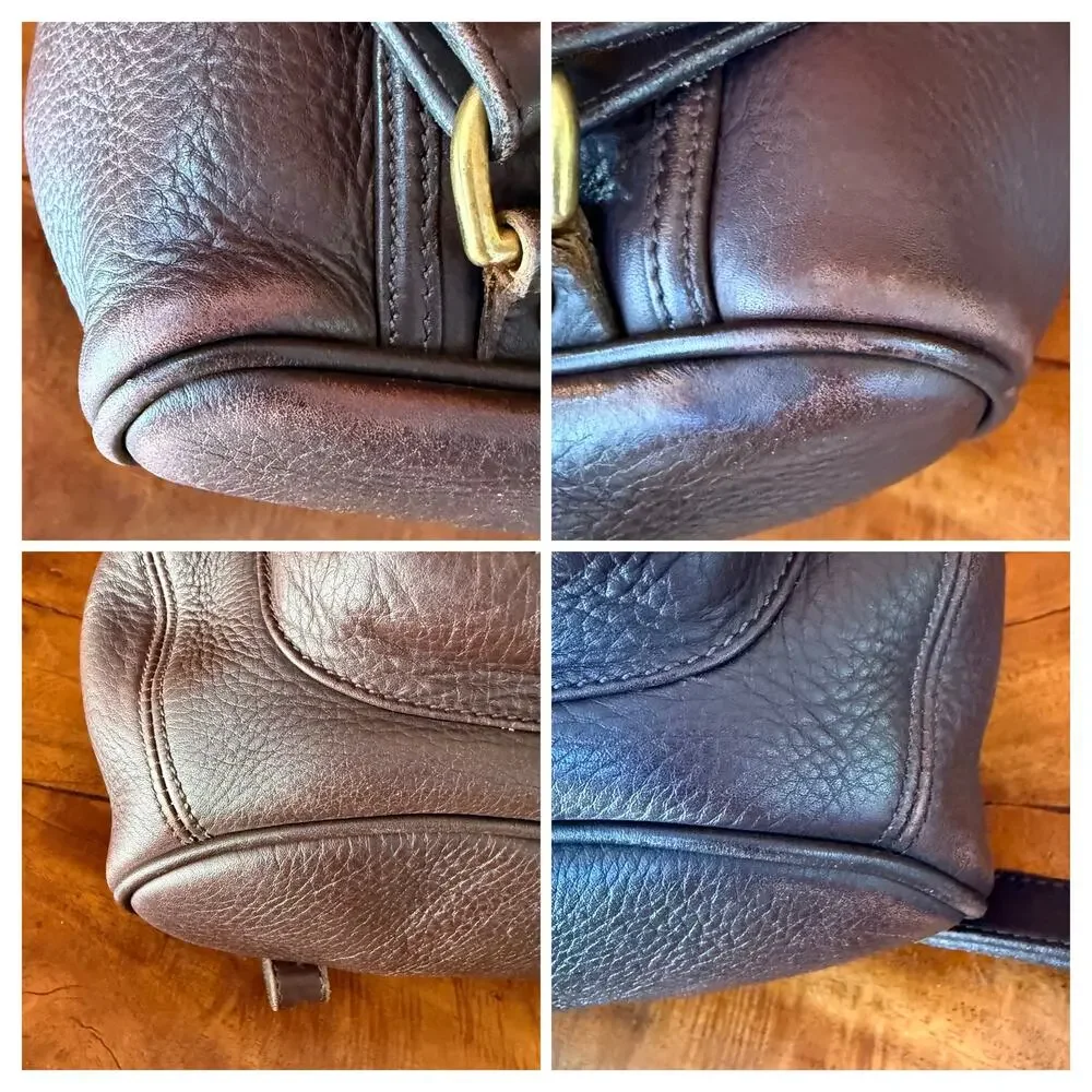 Vintage Dooney & Bourke Backpack Leather Backpack Chocolate Brown